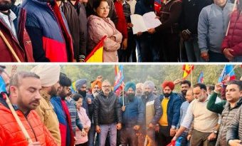 ਅਧਿਆਪਕ ਜੋੜੇ ਦੀ ਮੌਤ ਦਾ ਮਾਮਲਾ; ਨਿਕੰਮੀ ਭਗਵੰਤ ਮਾਨ ਸਰਕਾਰ ਅਤੇ ਚੋਣ ਕਮਿਸ਼ਨ ਦਾ ਟੀਚਰਾਂ ਨੇ ਸਾੜਿਆ ਪੁਤਲਾ