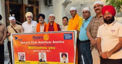ਰੋਟਰੀ ਕਲੱਬ ਅੰਮ੍ਰਿਤਸਰ ਆਸਥਾ ਵੱਲੋਂ ਗੁਰੂ ਘਰ ਦਾ ਆਸ਼ੀਰਵਾਦ ਨਾਲ ਕੀਤੀ ਨਵੇਂ ਸਾਲ ਦੀ ਸ਼ੁਰੂਆਤ